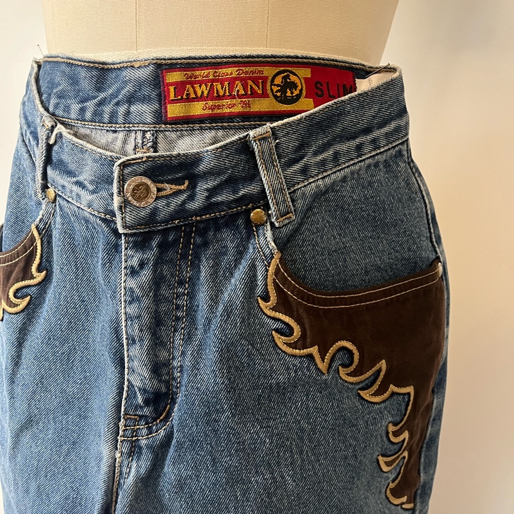 AMAZING vintage western style denim jeans by LAWMAN